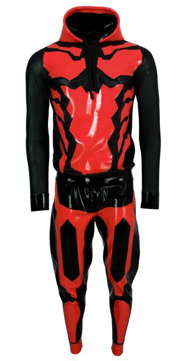Tactical Game Suit schwarz rot(3)